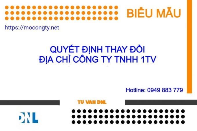 Quyet Dinh Thay Doi Dia Chi Cua Chu So Huu