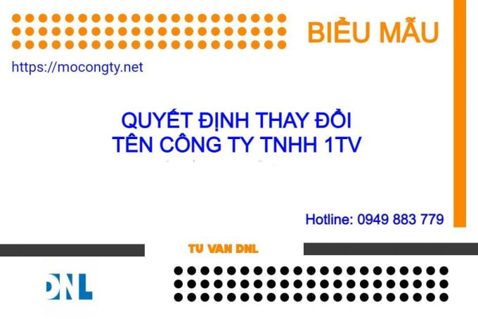 Quyet Dinh Thay Doi Ten Cua Chu So Huu