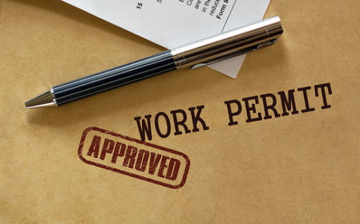 Work permit approval