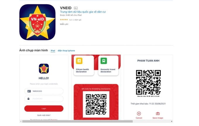 VNEID giấy đi đường TPHCM mới nhất