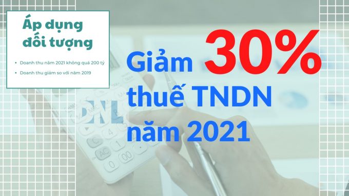 Giảm thuế TNDN năm 2021