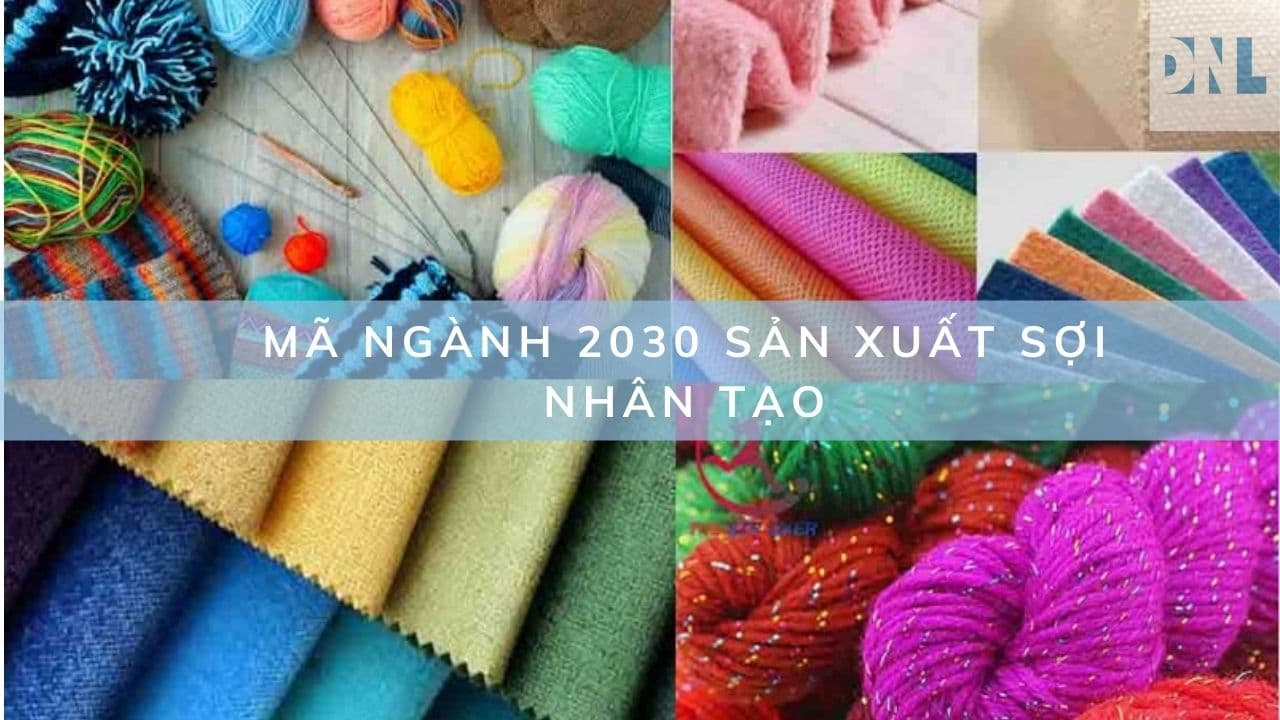 Mã ngành 2030 Sản xuất sợi nhân tạo Mã ngành 2030 Sản xuất sợi nhân tạo