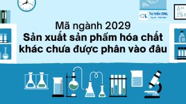 Mã ngành 2029 Sản xuất sản phẩm hóa chất khác chưa được phân vào đâu