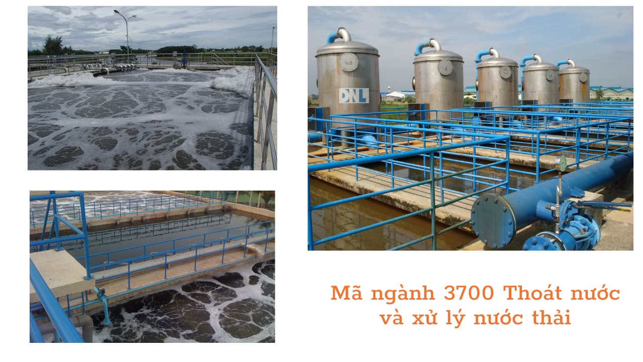 Mã ngành 3700 Thoát nước và xử lý nước thải