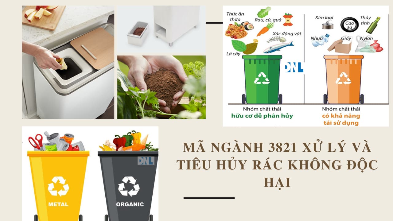 Mã ngành 3821 Xử lý và tiêu hủy rác không độc hại