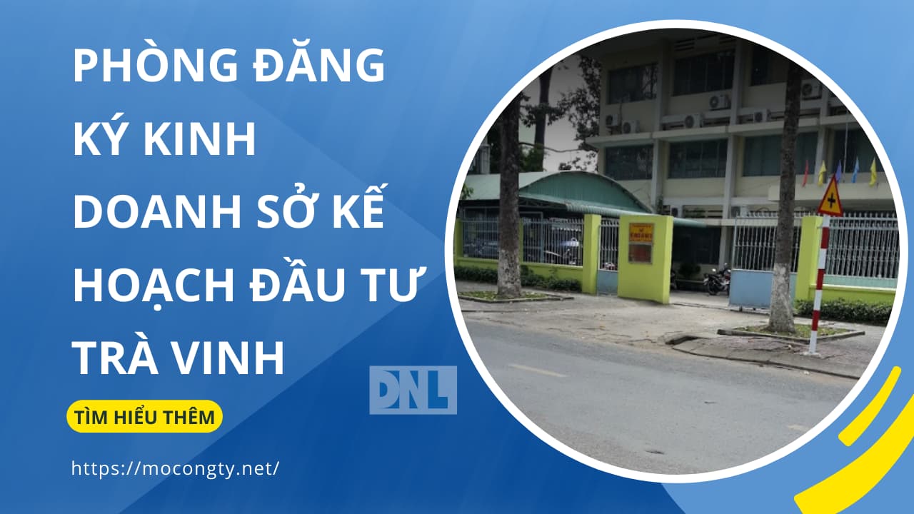 Phòng đăng ký kinh doanh Sở Kế hoạch Đầu tư Trà Vinh Phòng đăng ký kinh doanh Sở Kế hoạch Đầu tư Trà Vinh là cơ quan chuyên môn thuộc Ủy ban nhân dân tỉnh Trà Vinh. Sở Kế hoạch và Đầu tư thực hiện chức năng tham mưu, giúp Ủy ban Nhân dân tỉnh quản lý nhà nước về quy hoạch, kế hoạch và đầu tư, gồm: Tổng hợp về quy hoạch, kế hoạch phát triển kinh tế – xã hội. Tổ chức thực hiện và đề xuất về cơ chế, chính sách quản lý kinh tế – xã hội trên địa bàn tỉnh; đầu tư trong nước, đầu tư nước ngoài ở địa phương; quản lý nguồn hỗ trợ phát triển chính thức (ODA), nguồn vốn vay ưu đãi của các nhà tài trợ, nguồn viện trợ phi Chính phủ nước ngoài; đấu thầu; đăng ký doanh nghiệp trên địa bàn tỉnh. Tổng hợp và thống nhất quản lý các vấn đề về doanh nghiệp, kinh tế tập thể, hợp tác xã, kinh tế tư nhân. Tổ chức cung ứng các dịch vụ công thuộc phạm vi quản lý nhà nước của Sở theo quy định của pháp luật.
