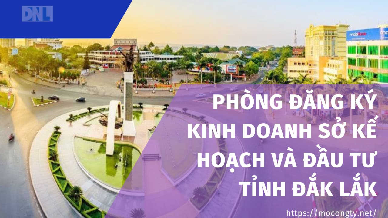 Phòng đăng ký kinh doanh Sở Kế hoạch Đầu tư Đắk Lắk là cơ quan chuyên môn thuộc Ủy ban nhân dân tỉnh Đắk Lắk. Sở Kế hoạch và Đầu tư thực hiện chức năng tham mưu, giúp Ủy ban Nhân dân tỉnh quản lý nhà nước về quy hoạch, kế hoạch và đầu tư, gồm: Tổng hợp về quy hoạch, kế hoạch phát triển kinh tế – xã hội. Tổ chức thực hiện và đề xuất về cơ chế, chính sách quản lý kinh tế – xã hội trên địa bàn tỉnh; đầu tư trong nước, đầu tư nước ngoài ở địa phương; quản lý nguồn hỗ trợ phát triển chính thức (ODA), nguồn vốn vay ưu đãi của các nhà tài trợ, nguồn viện trợ phi Chính phủ nước ngoài; đấu thầu; đăng ký doanh nghiệp trên địa bàn tỉnh. Tổng hợp và thống nhất quản lý các vấn đề về doanh nghiệp, kinh tế tập thể, hợp tác xã, kinh tế tư nhân. Tổ chức cung ứng các dịch vụ công thuộc phạm vi quản lý nhà nước của Sở theo quy định của pháp luật.