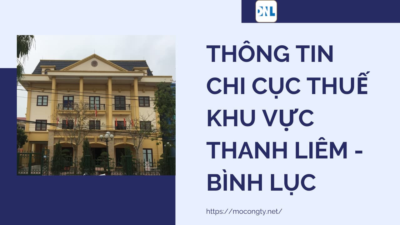 Danh bạ điện thoại Chi cục Thuế khu vực Thanh Liêm- Bình Lục