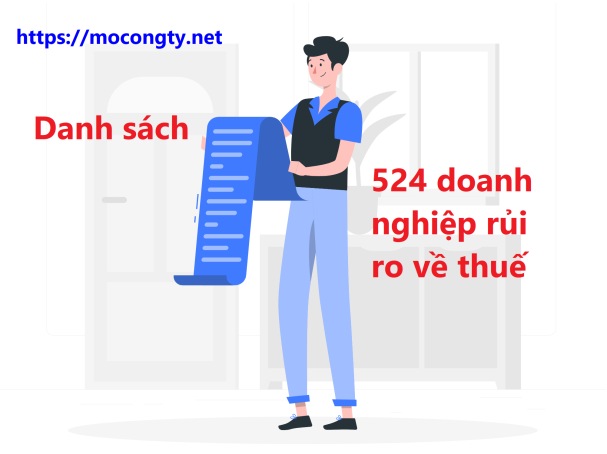 Danh sách 524 doanh nghiệp rủi ro về thuế