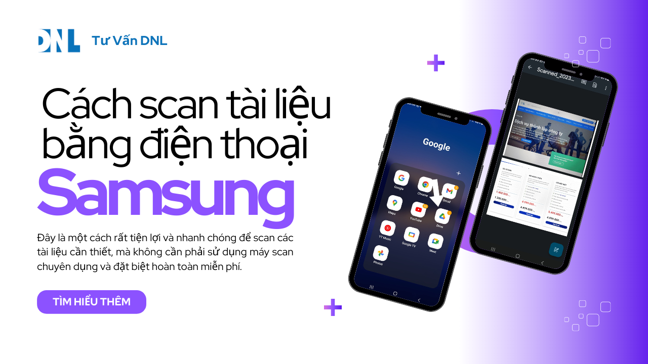 Hướng dẫn cách scan tài liệu bằng điện thoại android