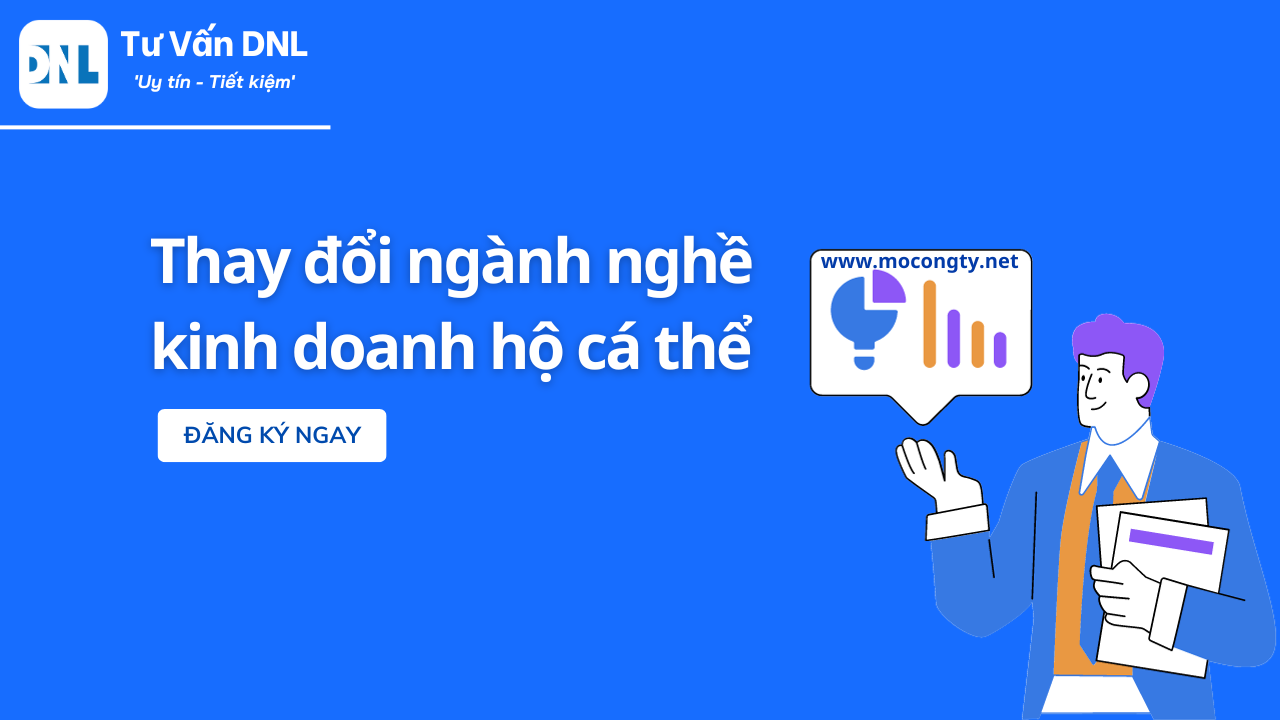 Dịch vụ thay đổi ngành nghề kinh doanh hộ cá thể