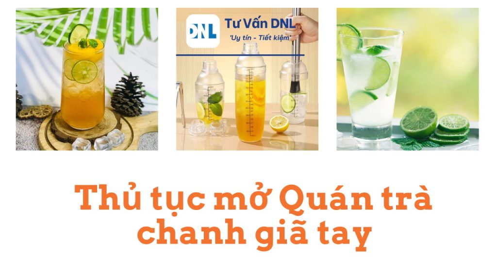Mở cửa hàng trà chanh giã tay