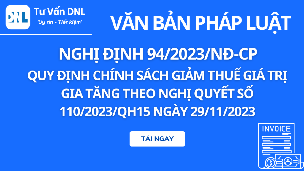 Nghi dinh 94 2023 ND CP
