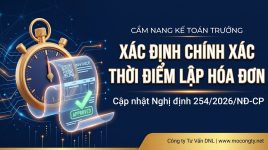 Thời điểm lập hóa đơn theo Nghị định 254 2026