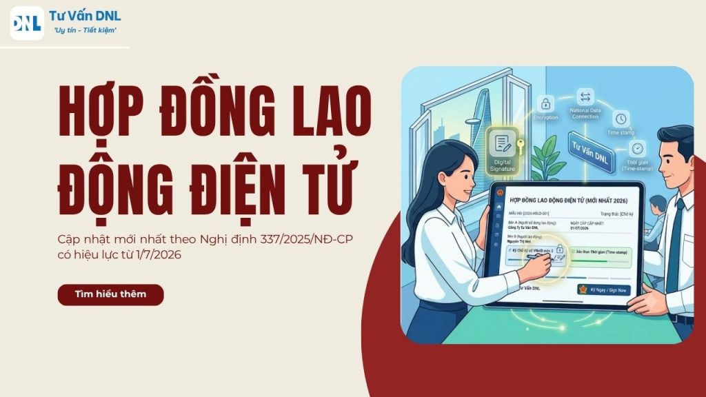 Mẫu hợp đồng lao động điện tử 2026 theo Nghị định 337